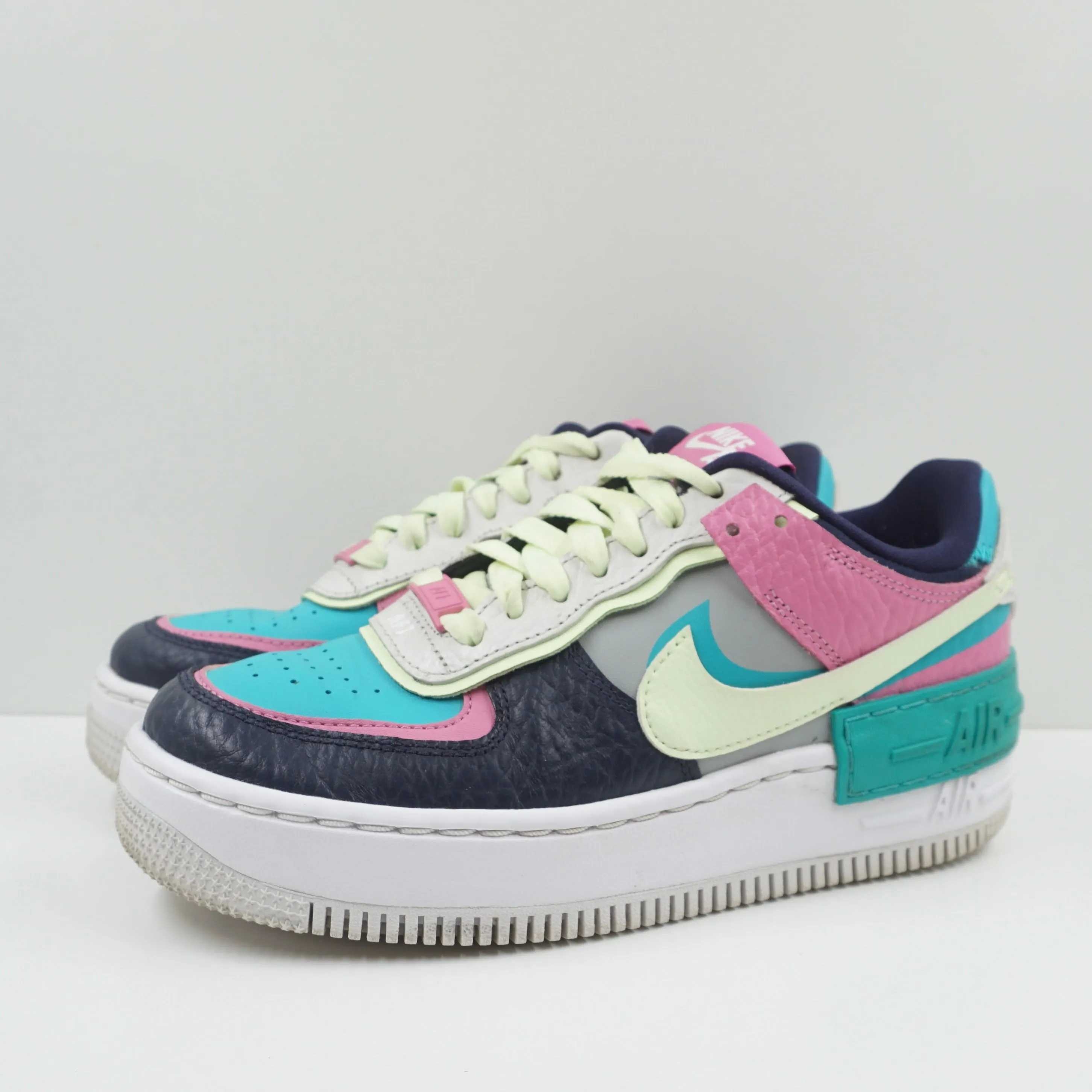 Nike Air Force 1 Low Shadow Barely Volt Oracle Aqua (W)