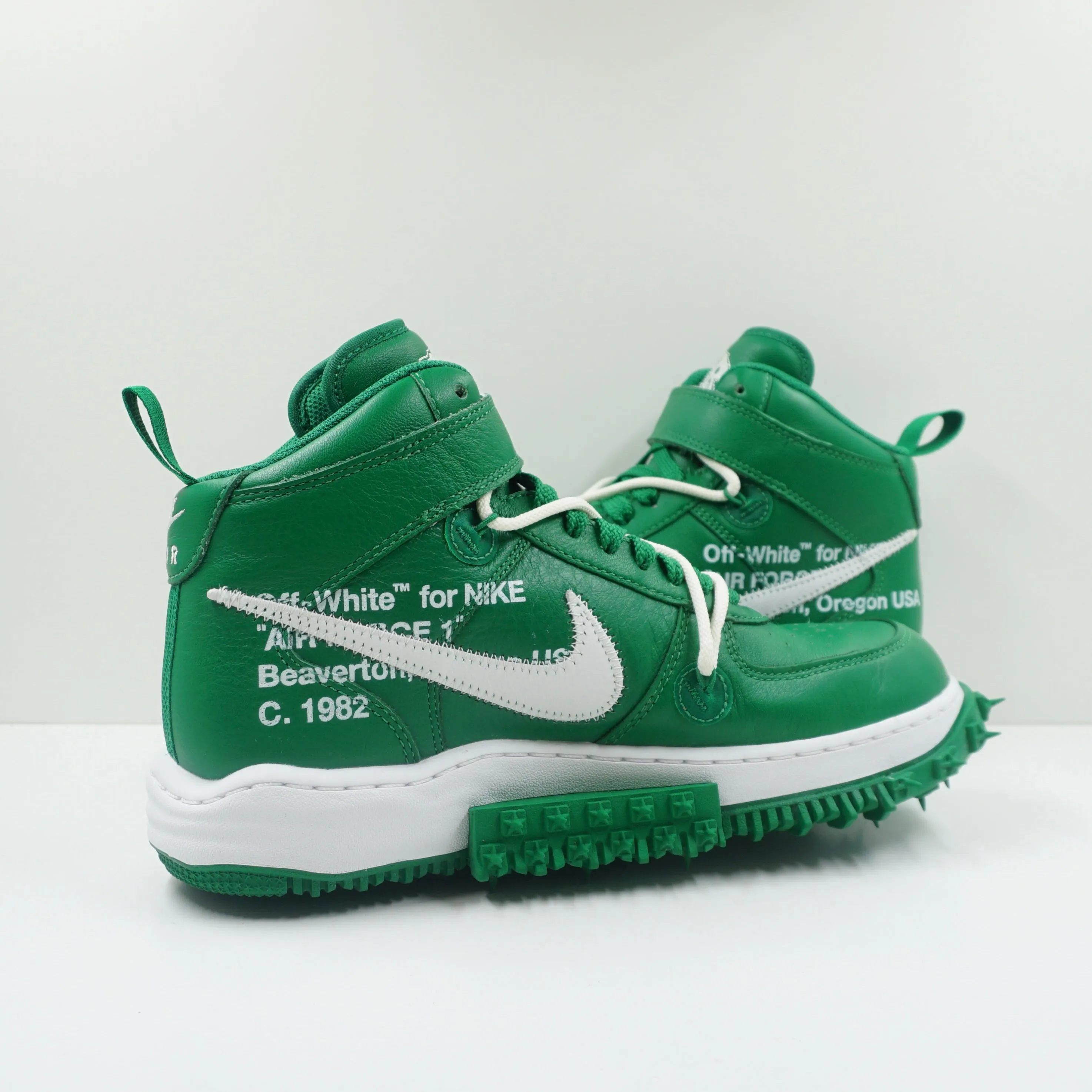 Nike Air Force 1 Mid Off-White Pine Green