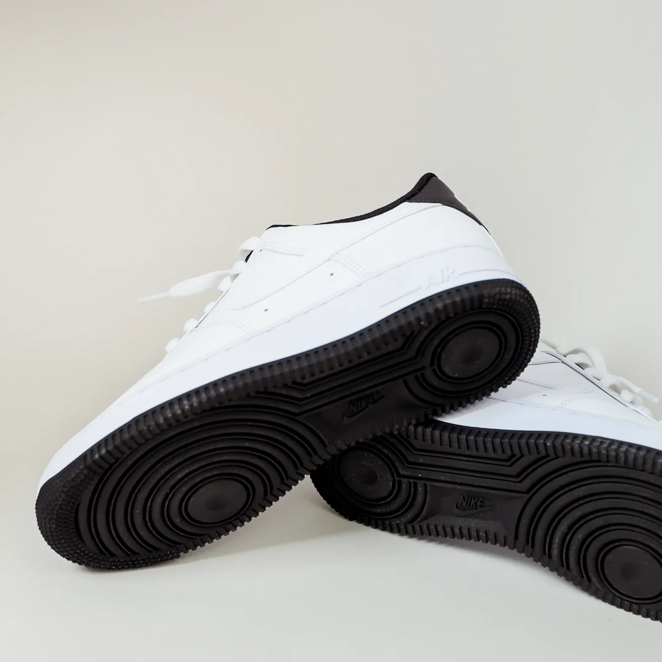 Nike Air Force 1 White and Black GS (Women's) [DV1331-100]