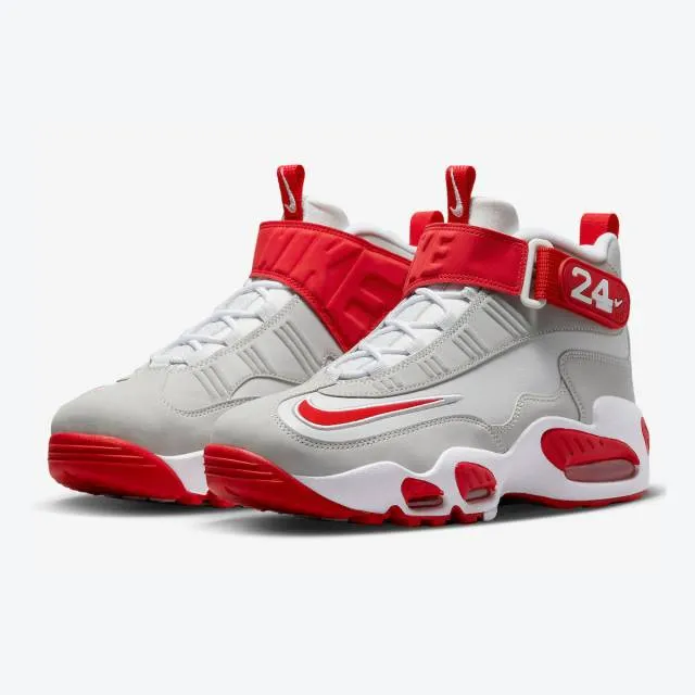 Nike air griffey max 1 (cincinnati reds away/ grey/ pure platinum/ white/ university red) men us 8-1