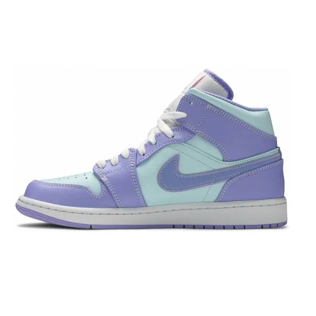 Nike Air Jordan 1 Mid (Purple Pulse Glacier Blue/ Arctic...