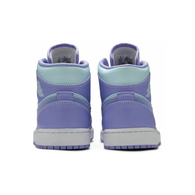 Nike Air Jordan 1 Mid (Purple Pulse Glacier Blue/ Arctic...