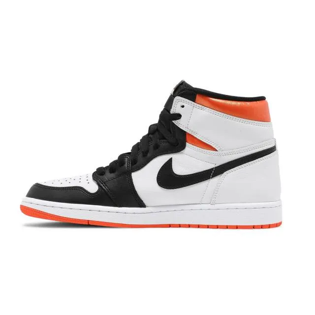 Nike Air Jordan 1 Retro High OG (Electro Orange/ White/ ...