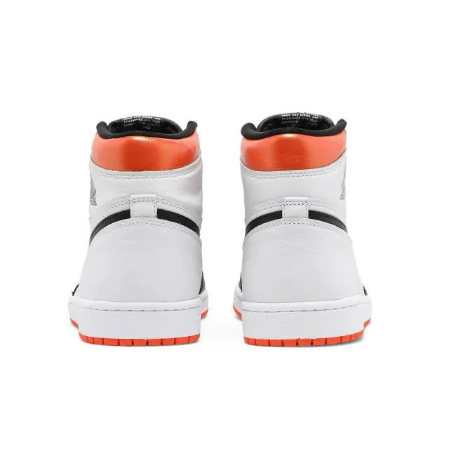 Nike Air Jordan 1 Retro High OG (Electro Orange/ White/ ...