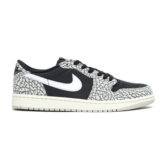 Nike Air Jordan 1 Retro Low OG (Black Cement/ Black/ Mus...