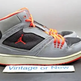 Nike Air Jordan Flight 1 Grey Orange Black GS 2013 sz 6.5Y