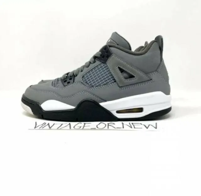 Nike Air Jordan IV 4 Cool Grey Retro 2019 BG GS 408452-0...