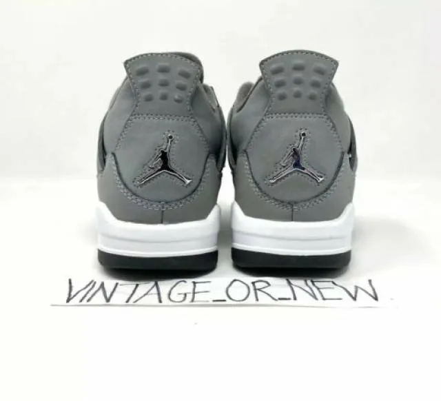 Nike Air Jordan IV 4 Cool Grey Retro 2019 BG GS 408452-0...