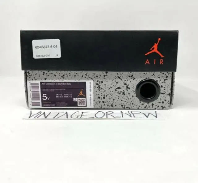 Nike Air Jordan IV 4 Cool Grey Retro 2019 BG GS 408452-0...