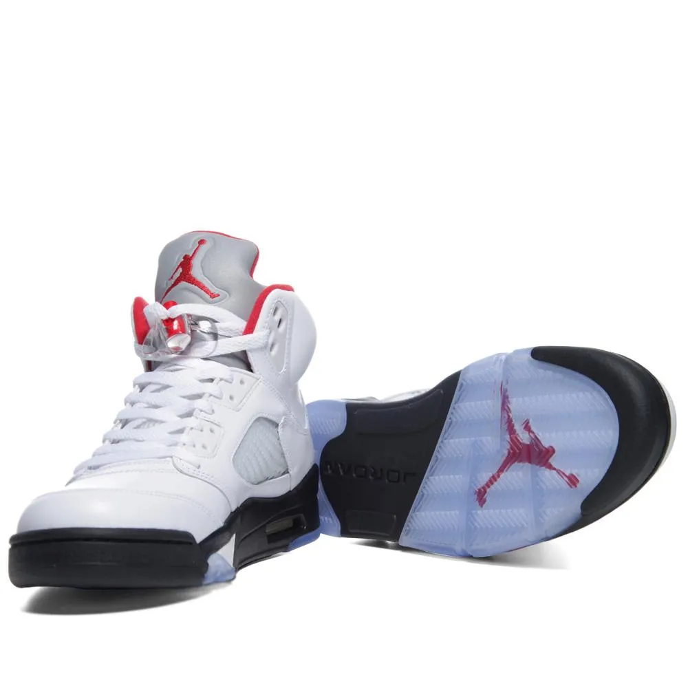 Nike Air Jordan V RetroWhite & Fire Red