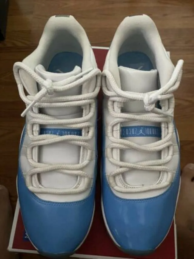 Nike Air Jordan XI 11 Retro Size 10-University Blue Whit...