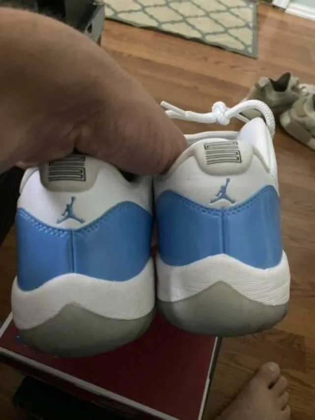 Nike Air Jordan XI 11 Retro Size 10-University Blue Whit...