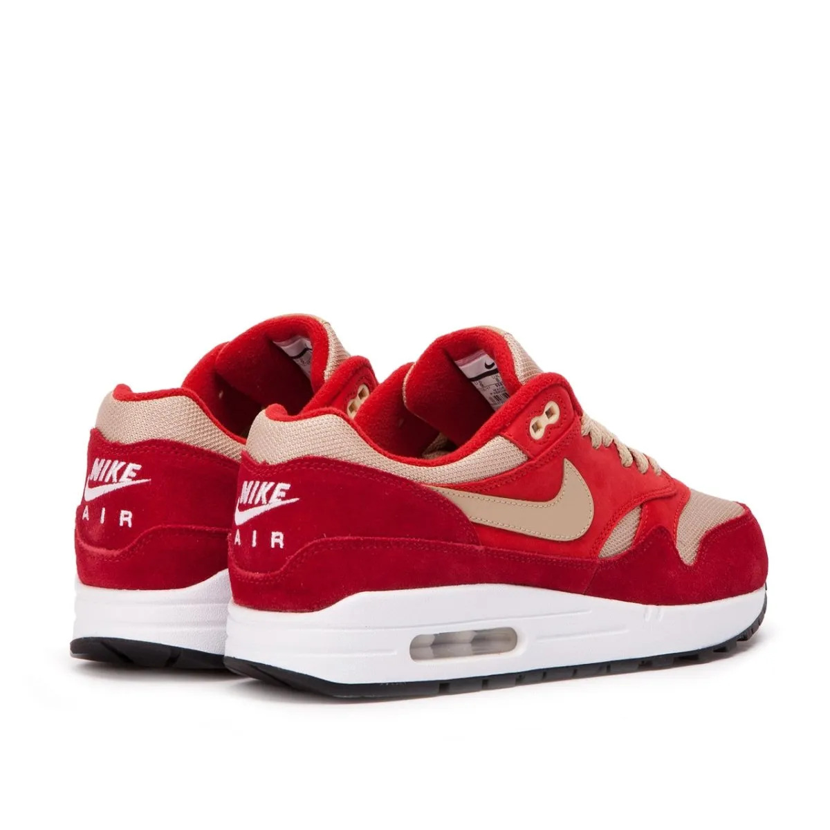 Nike Air Max 1 Premium 'Curry Pack' (Red / Mushroom / Vanilla)