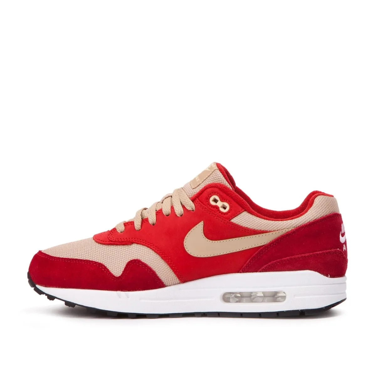 Nike Air Max 1 Premium 'Curry Pack' (Red / Mushroom / Vanilla)