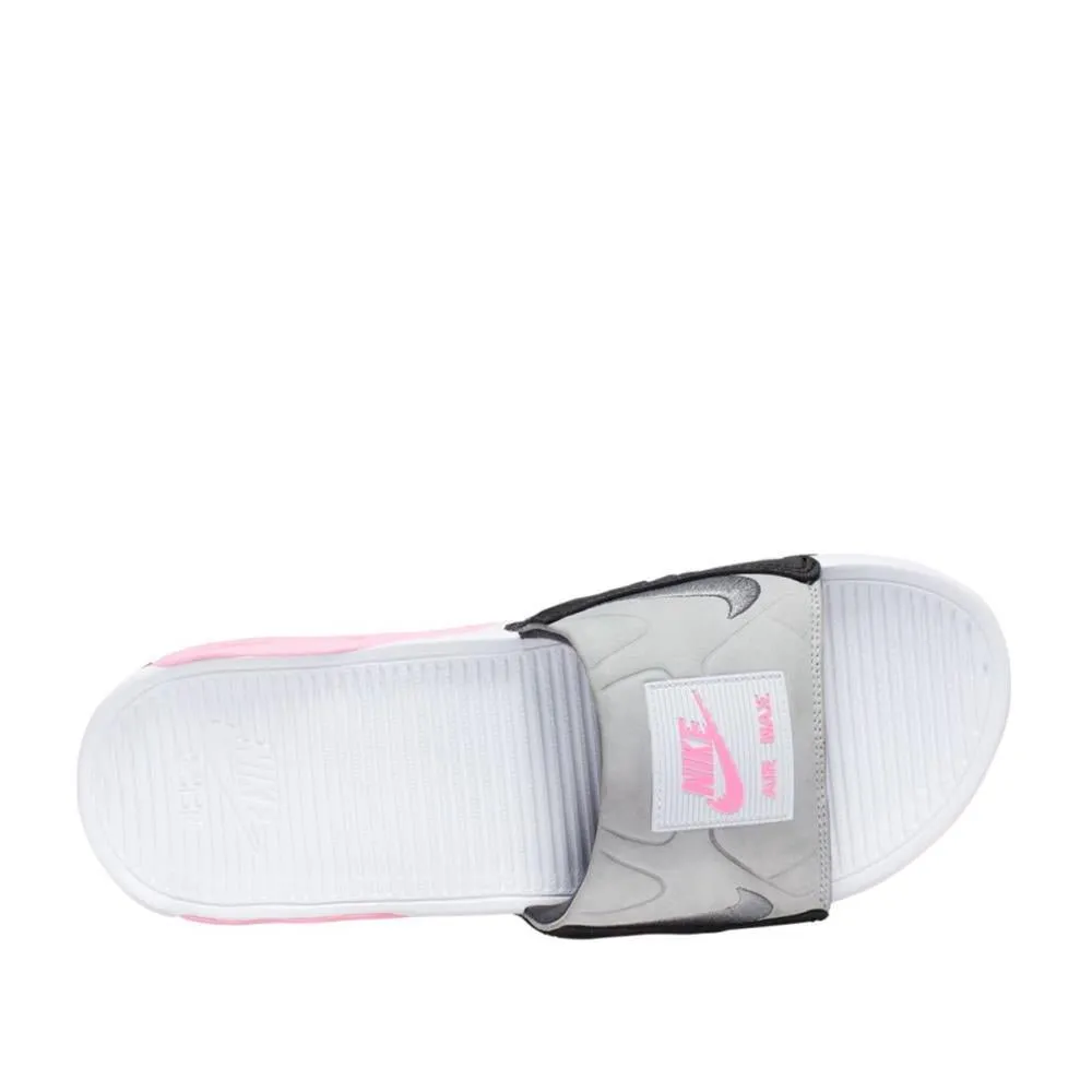 Nike Air Max 90 Slide (White / Grey / Pink)