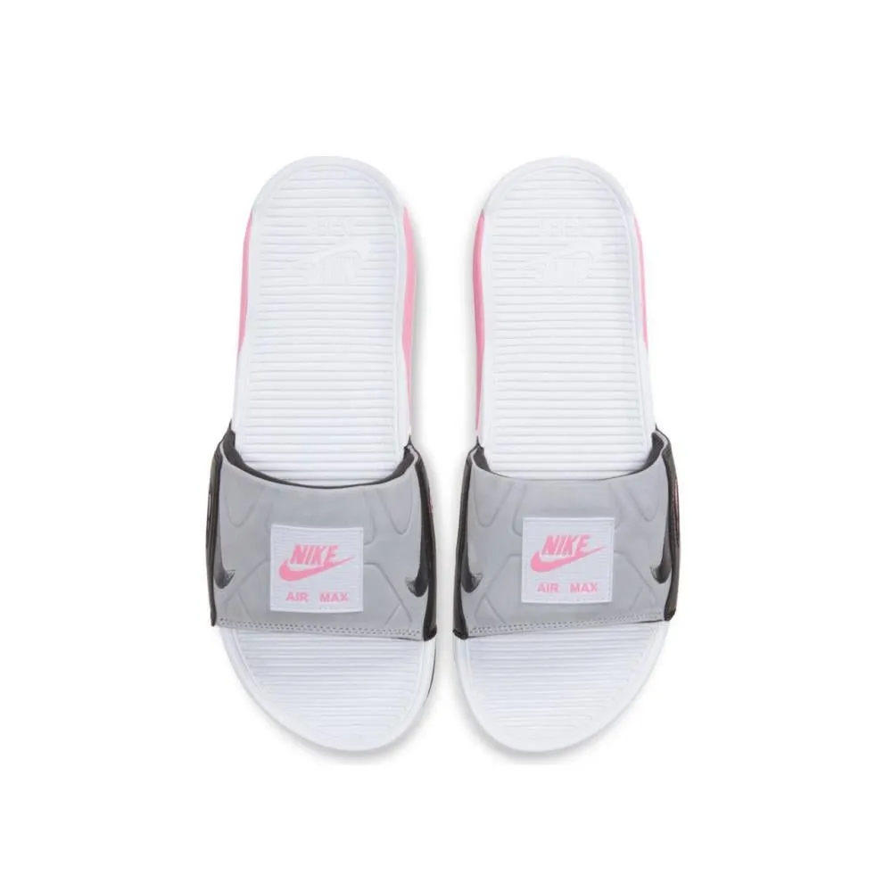 Nike Air Max 90 Slide (White / Grey / Pink)