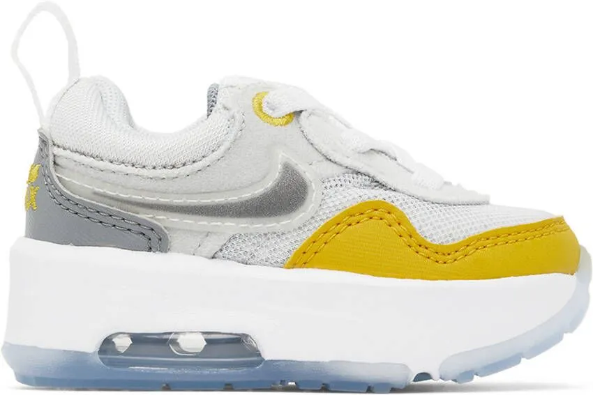 Nike Baby Grey & Yellow Air Max Motif Sneakers