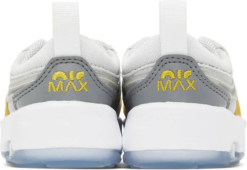 Nike Baby Grey & Yellow Air Max Motif Sneakers