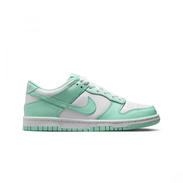 Nike Big Kids Dunk Low Gs (white / mint foam)