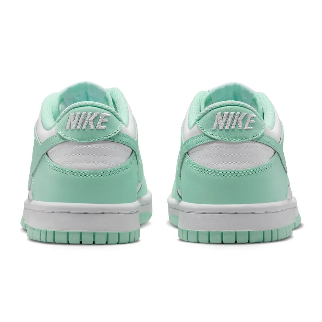 Nike Big Kids Dunk Low Gs (white / mint foam)