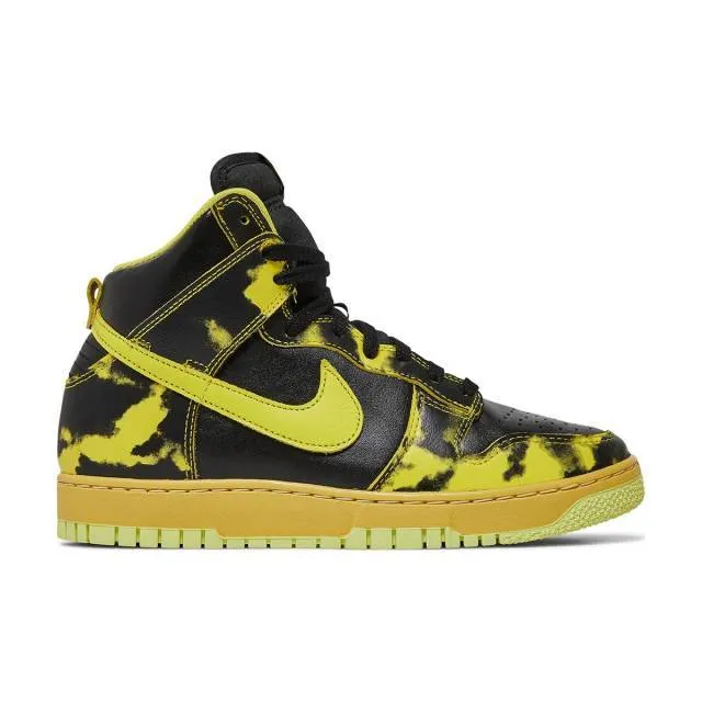 Nike dunk high 1985 (yellow acid wash/ black/ varsity maize/ black) men us 8-13 dd9404-001