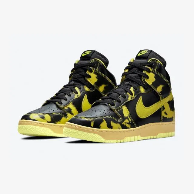 Nike dunk high 1985 (yellow acid wash/ black/ varsity maize/ black) men us 8-13 dd9404-001