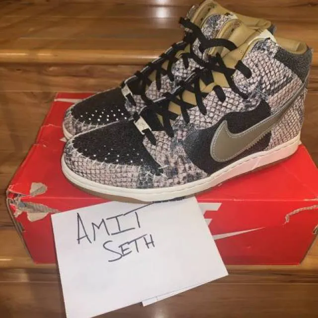 Nike dunk high cmft snakeskin