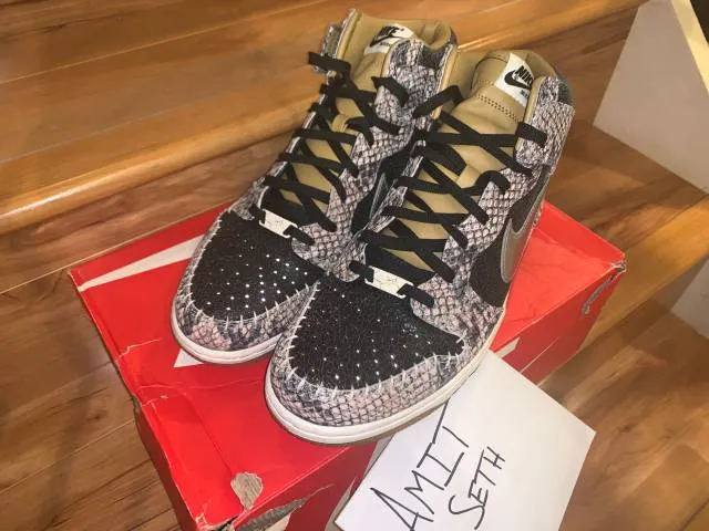 Nike dunk high cmft snakeskin