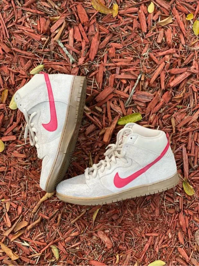 Nike Dunk High Pro SB Birch Hyper Red