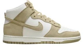 Nike Dunk High Tan Suede White