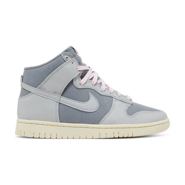 Nike dunk high vintage (certified fresh particle grey/ light smoke grey/ grey fog/ sail/ pink foam)