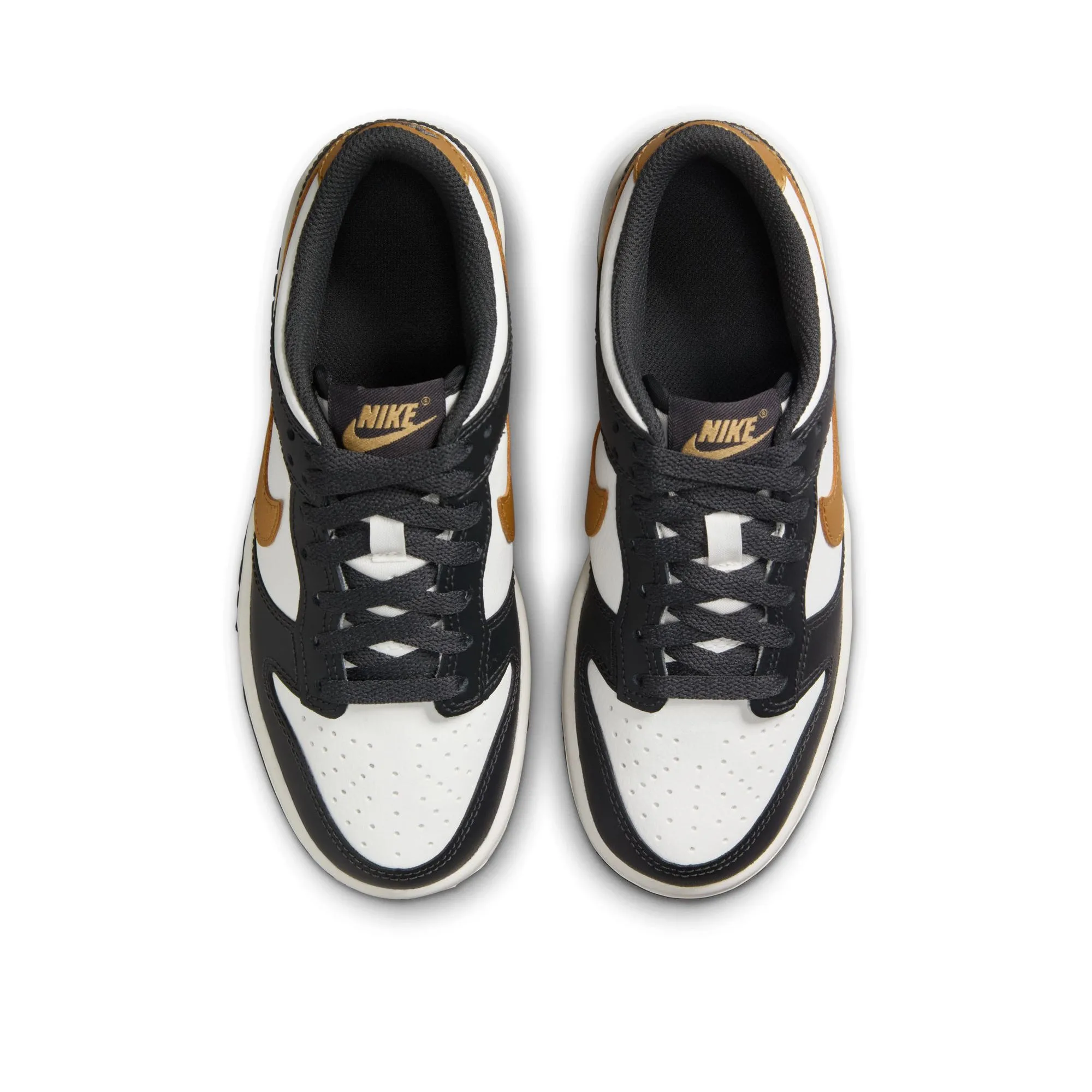 Nike Dunk Low (GS) - Summit White/Metallic Gold