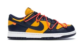 Nike Dunk Low Off-White University Gold Midnight Navy