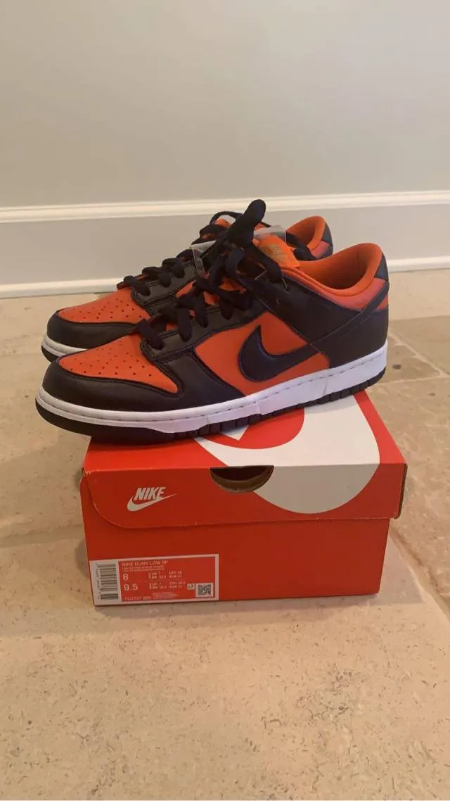 Nike dunk low sp champs colors