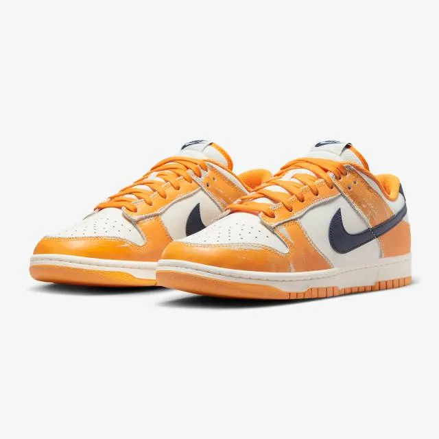 Nike dunk low (wear and tear/ laser orange/ midnight navy/ white) men us 8-13 fn3418-100