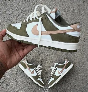 NIKE DUNK LOW WHIYE OLIVE NUDE