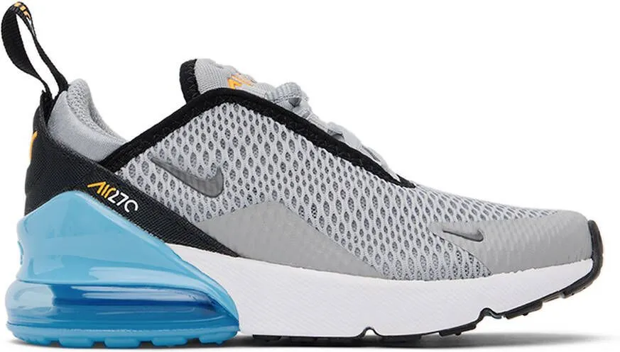 Nike Kids Gray Air Max 270 Little Kids Sneakers