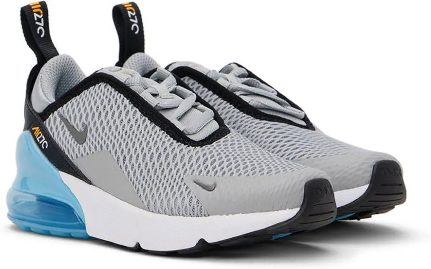 Nike Kids Gray Air Max 270 Little Kids Sneakers