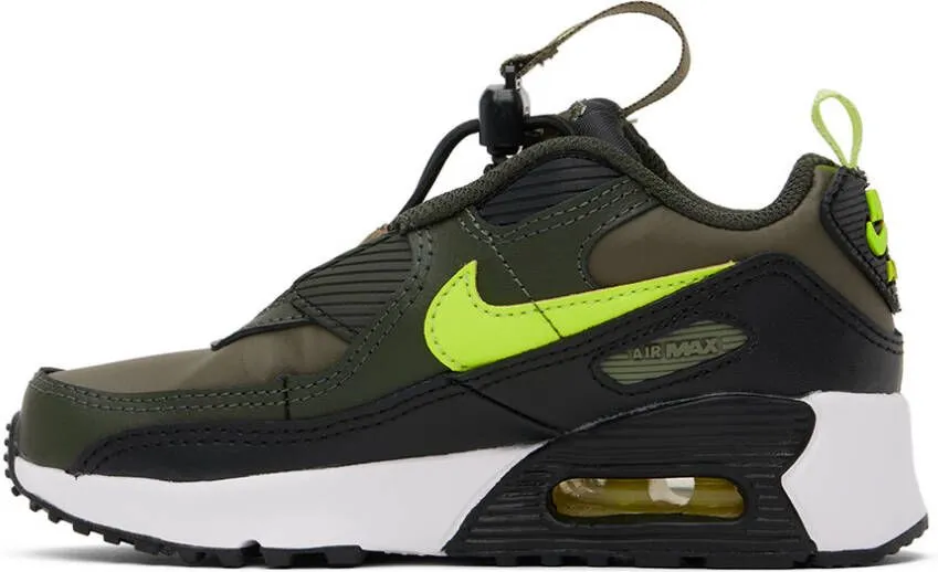 Nike Kids Green Air Max 90 Toggle Little Kids Sneakers