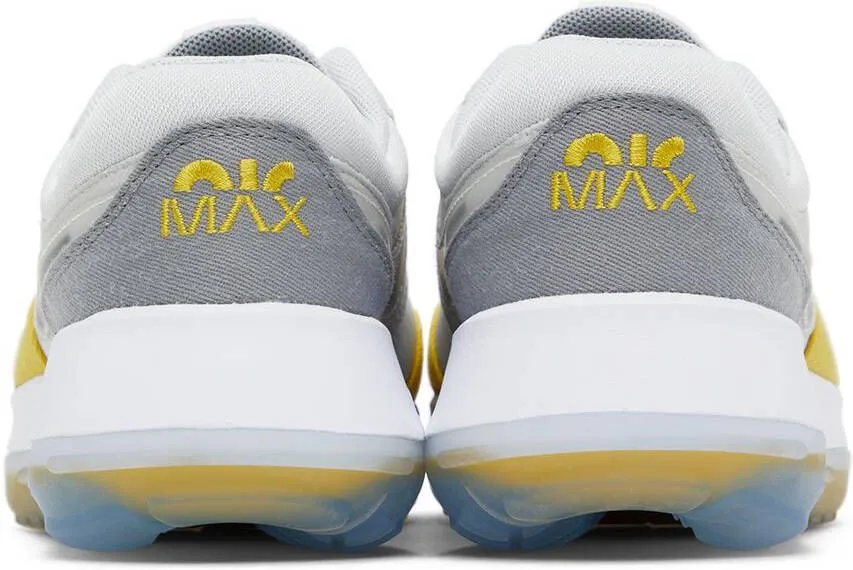 Nike Kids Grey & Yellow Air Max Motif Big Kids Sneakers