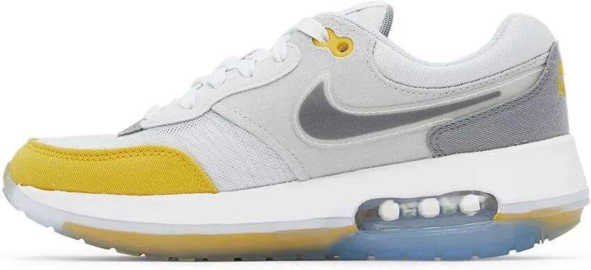 Nike Kids Grey & Yellow Air Max Motif Big Kids Sneakers