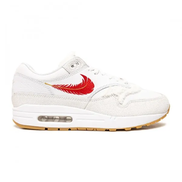 Nike Men Air Max 1 Prm  (white / university red)