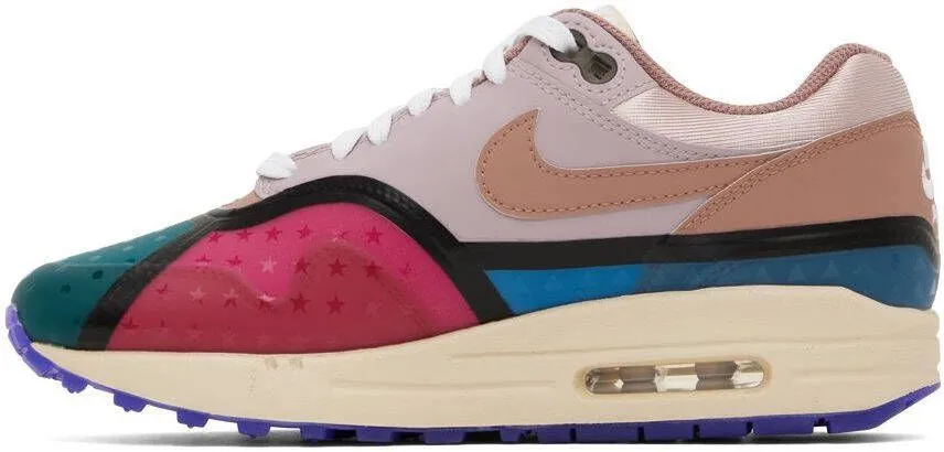 Nike Pink & Purple Air Max 1 PRM Sneakers