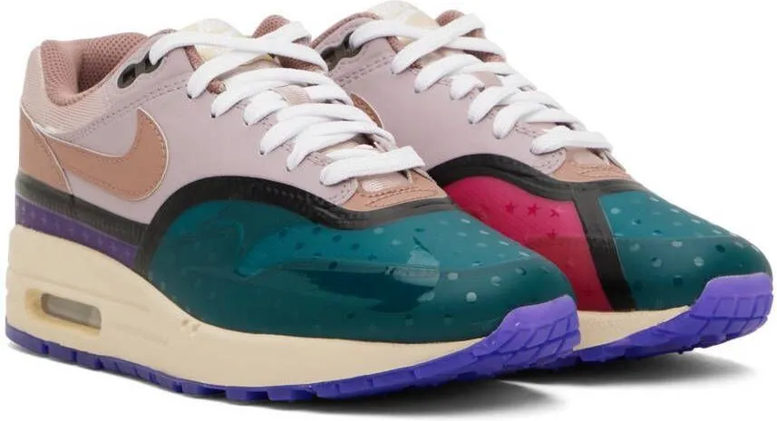 Nike Pink & Purple Air Max 1 PRM Sneakers