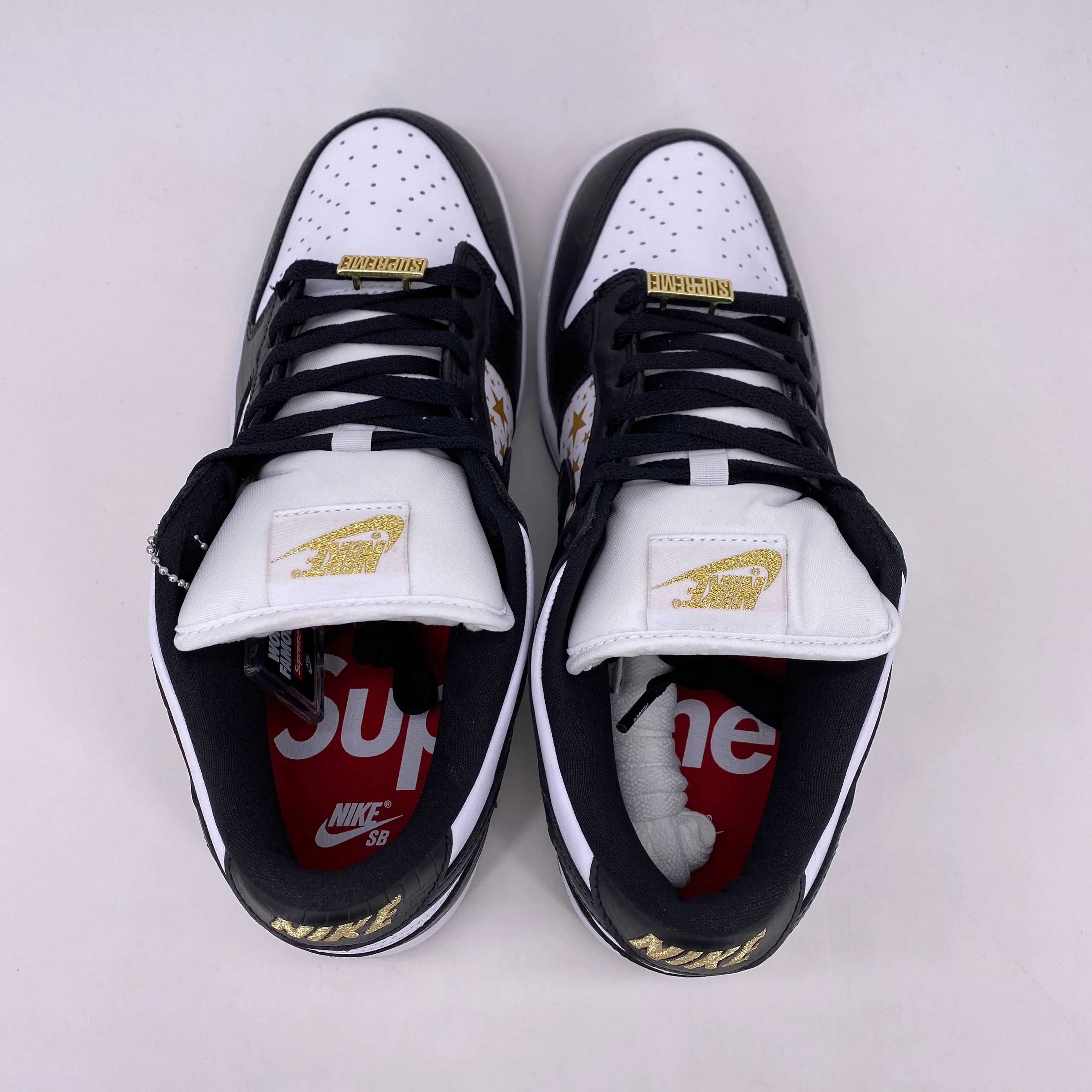 Nike SB Dunk Low OG QS Supreme Black 2021 New Size 8.5