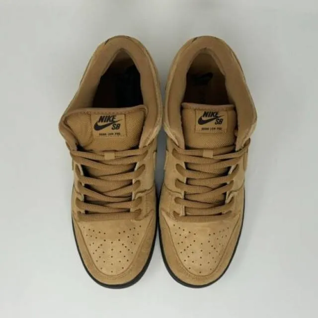 Nike SB Dunk Low Pro Wheat Mocha Flax Brown Men's Size 9...