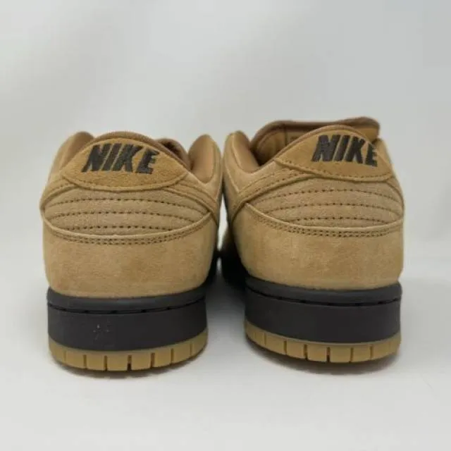 Nike SB Dunk Low Pro Wheat Mocha Flax Brown Men's Size 9...