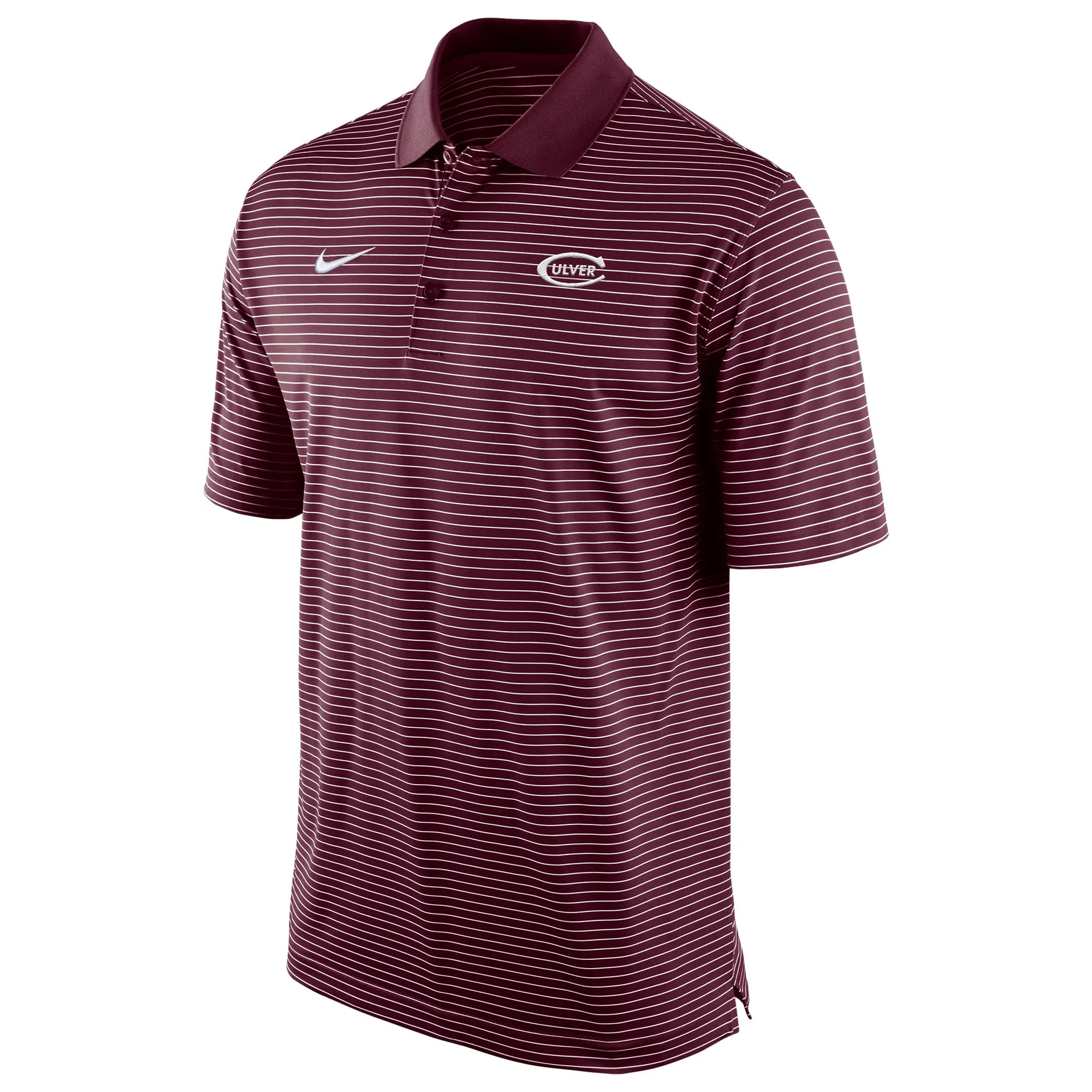 Nike Stadium Stripe Polo - Maroon