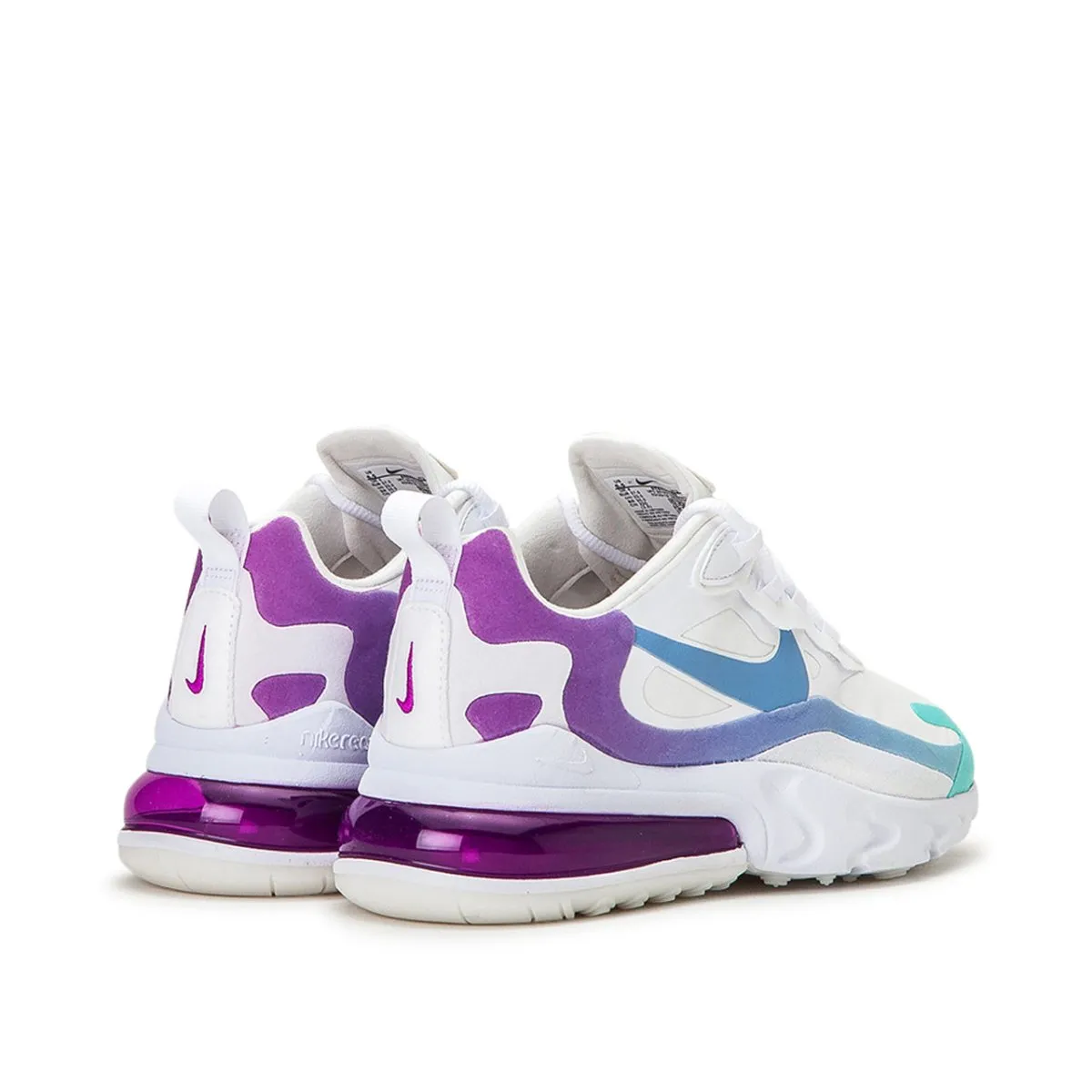 Nike WMNS Air Max 270 React (White / Blue / Purple)