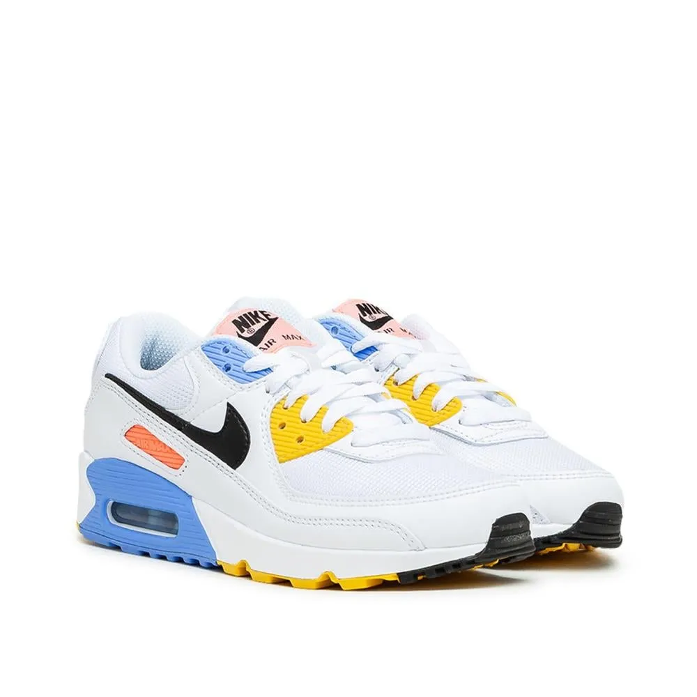 Nike WMNS Air Max 90 (White / Blue / Yellow)